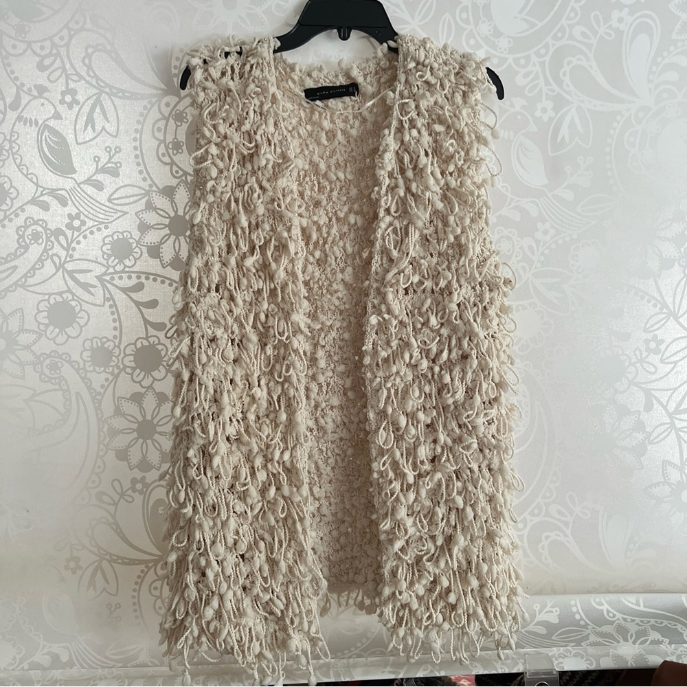 zara woman vest medium